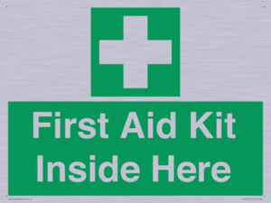 First Aid Kit Inside Here
